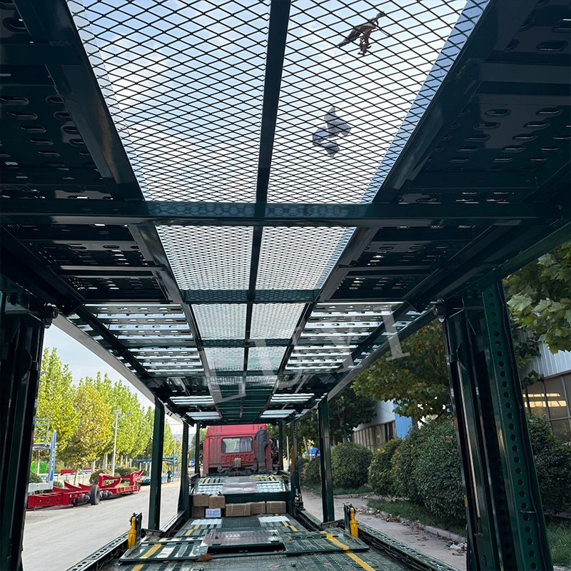 Robust Structure 3 Axle Double Deck Car Hauler Semi Trailer for Secure Transport