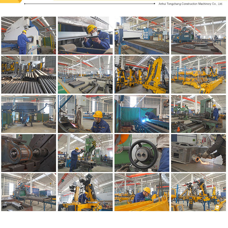 New Original 5 Ton 6.3 Ton Knuckle Boom Truck Crane for Sale