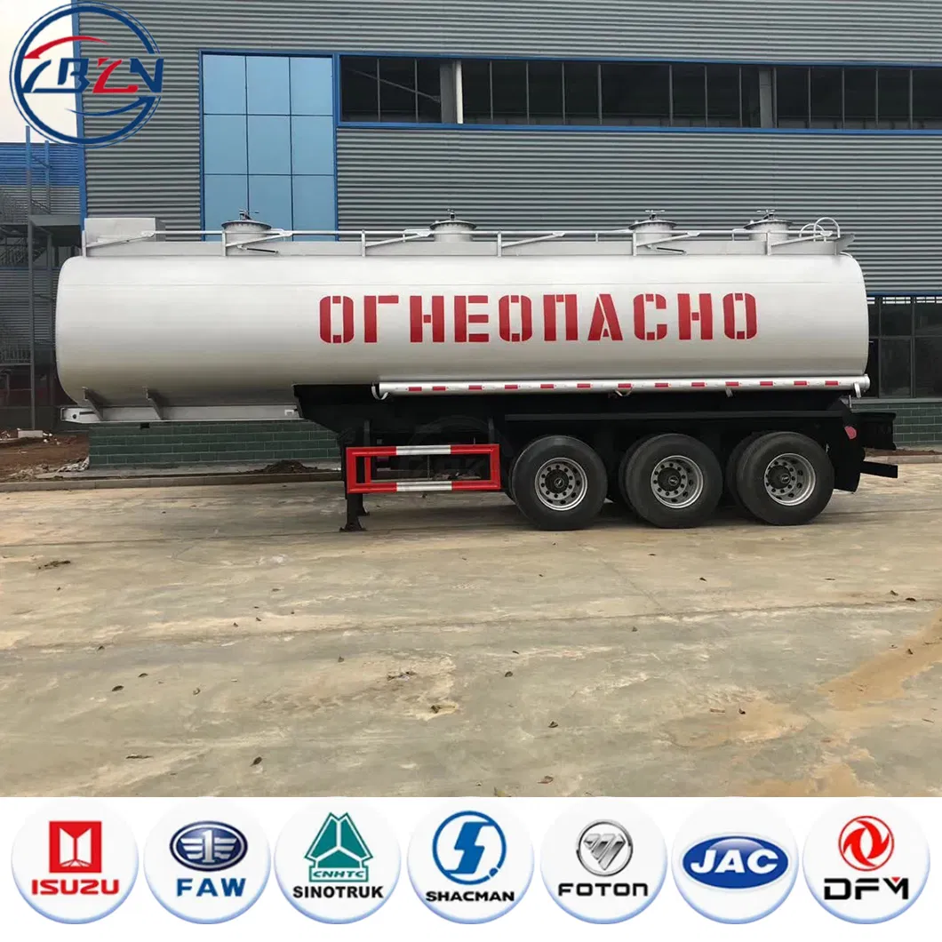 Fuel Tanker 40000/45000/50000L Oil Tank Truck Fuel Tanker Semi Trailer Aluminum Petrol Tanker Water /Milk/Edible Oil /Chemical Liquids Tank Truck Manufacturer