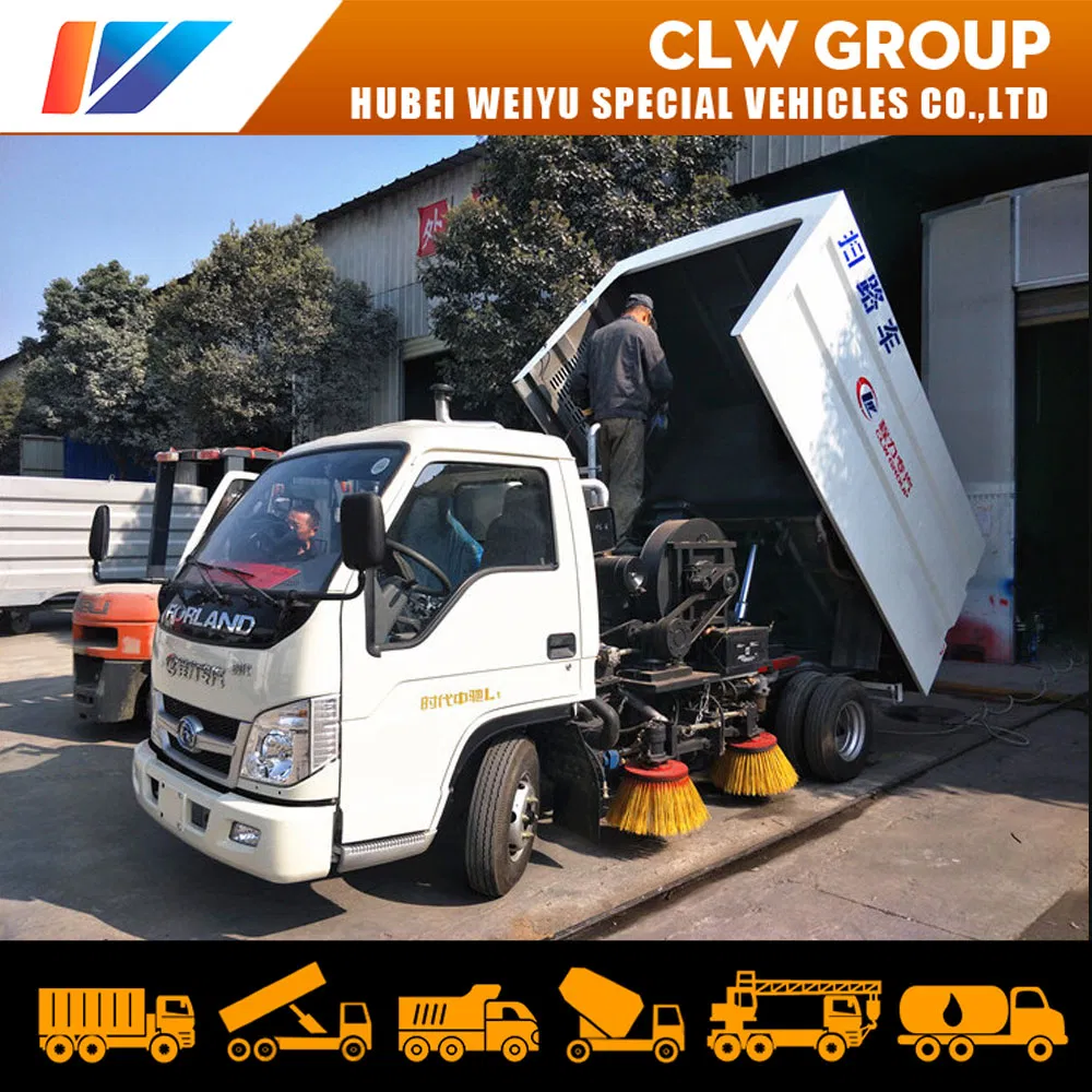 Euro 4/5 Small Forland/Dongfeng Street Sweeper Truck for Sale in South America