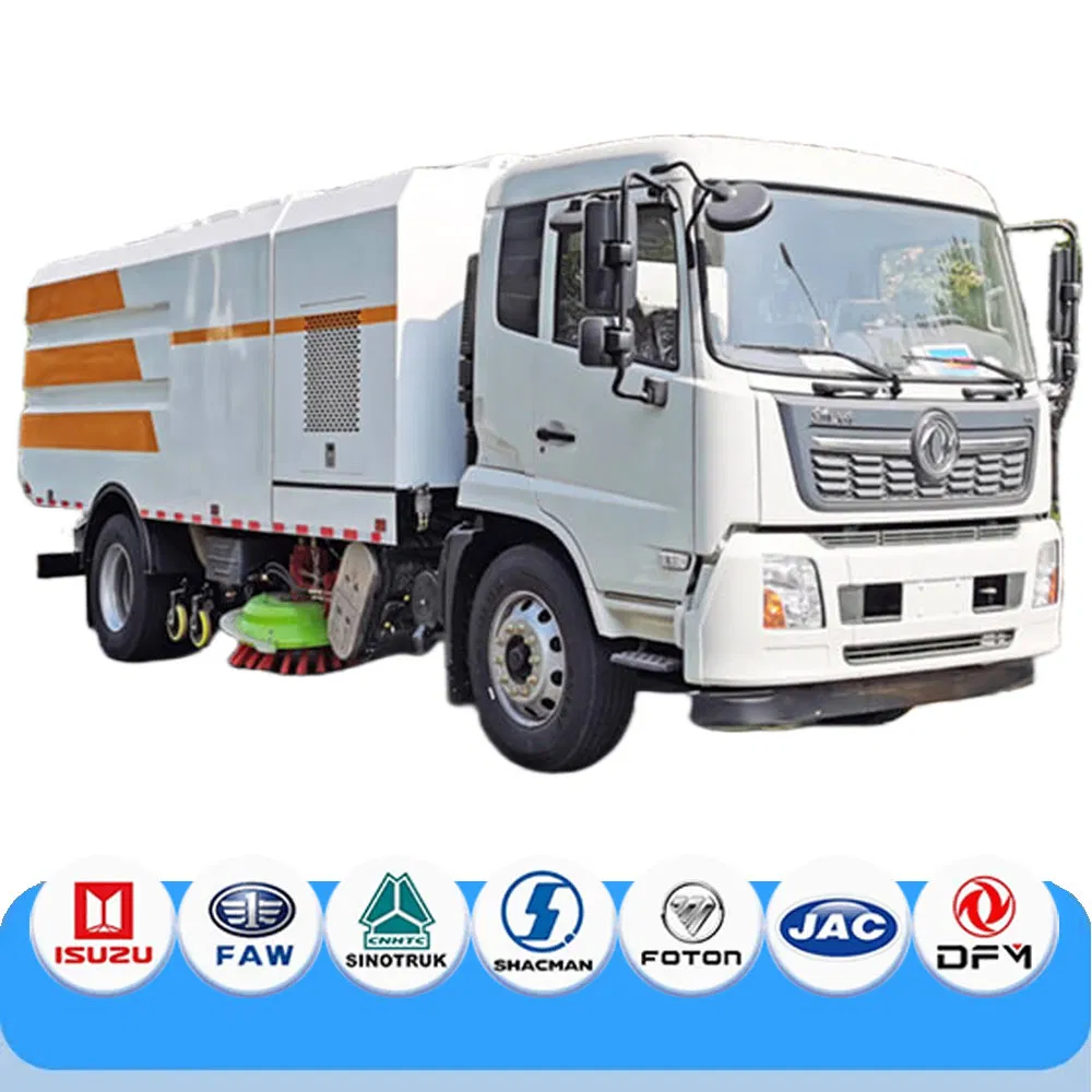 Multi-Function 5 Ton Dongfeng Road Sweeper Truck 6 Wheel 190HP for Municipal Cleaning Street Sweeper Truck