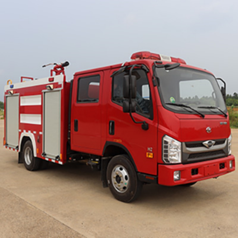 Compact 3-12 Ton Fire Fighting Truck Water Tank Foam Multi-Functional Fire Extinguishing