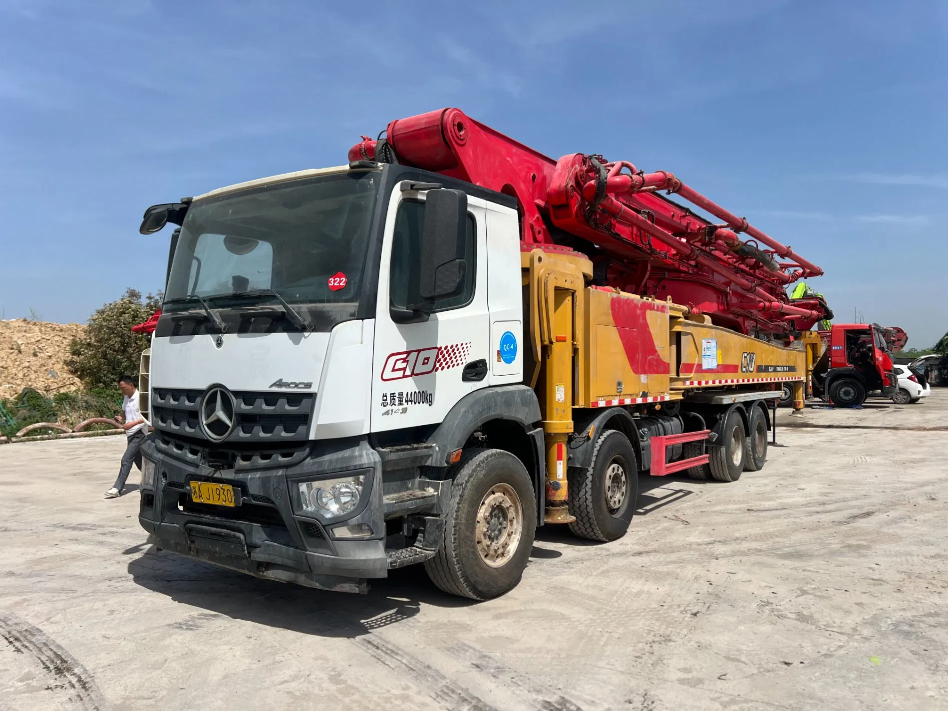 Used 2020 SA*Y 62m High-Performance Concrete Pump Truck