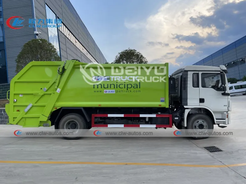 Garbage Compactor Truck View 3