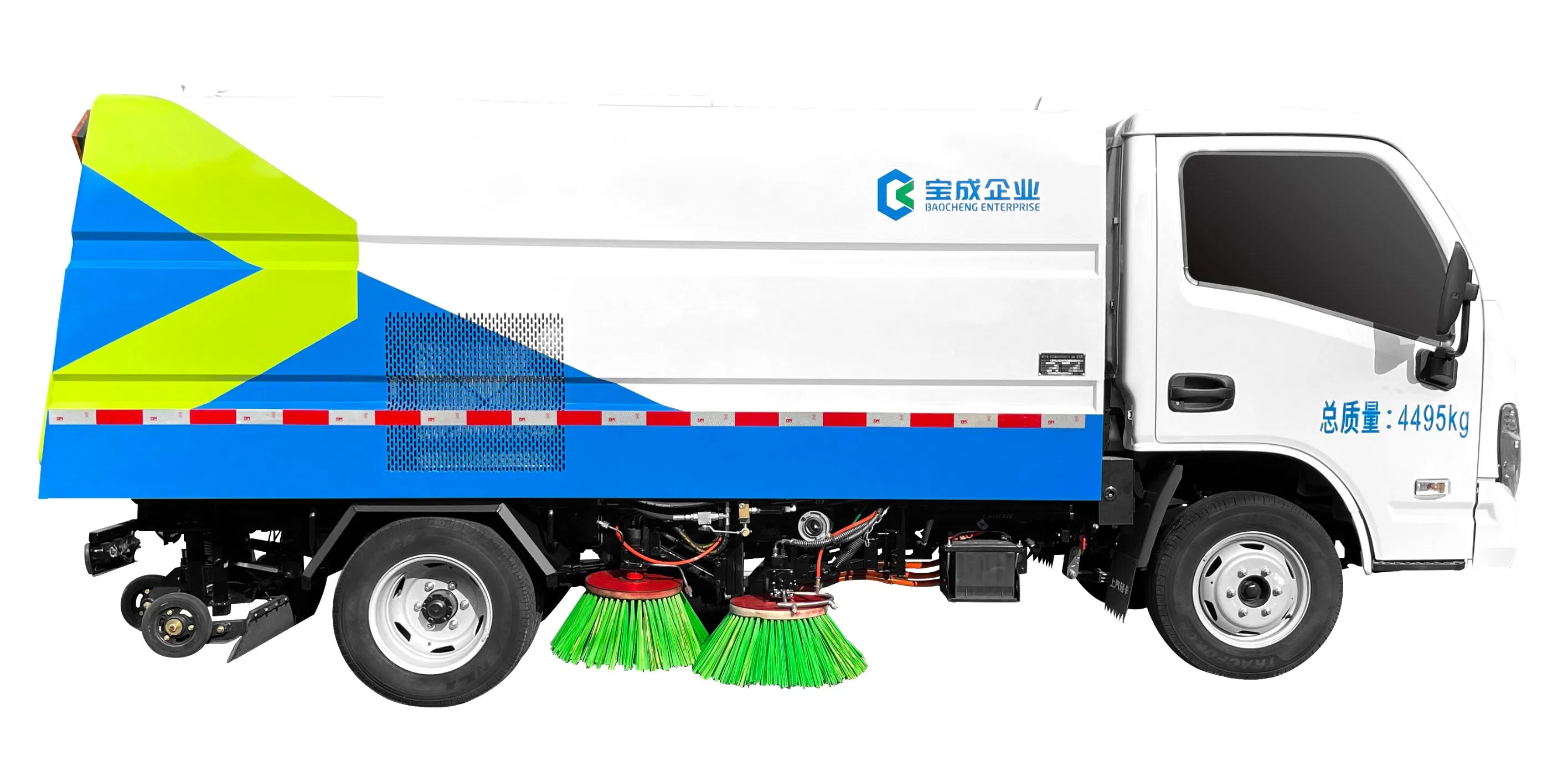 2.5Tons ODM cleaning dongfeng street machine sweep electric road sweeper truck