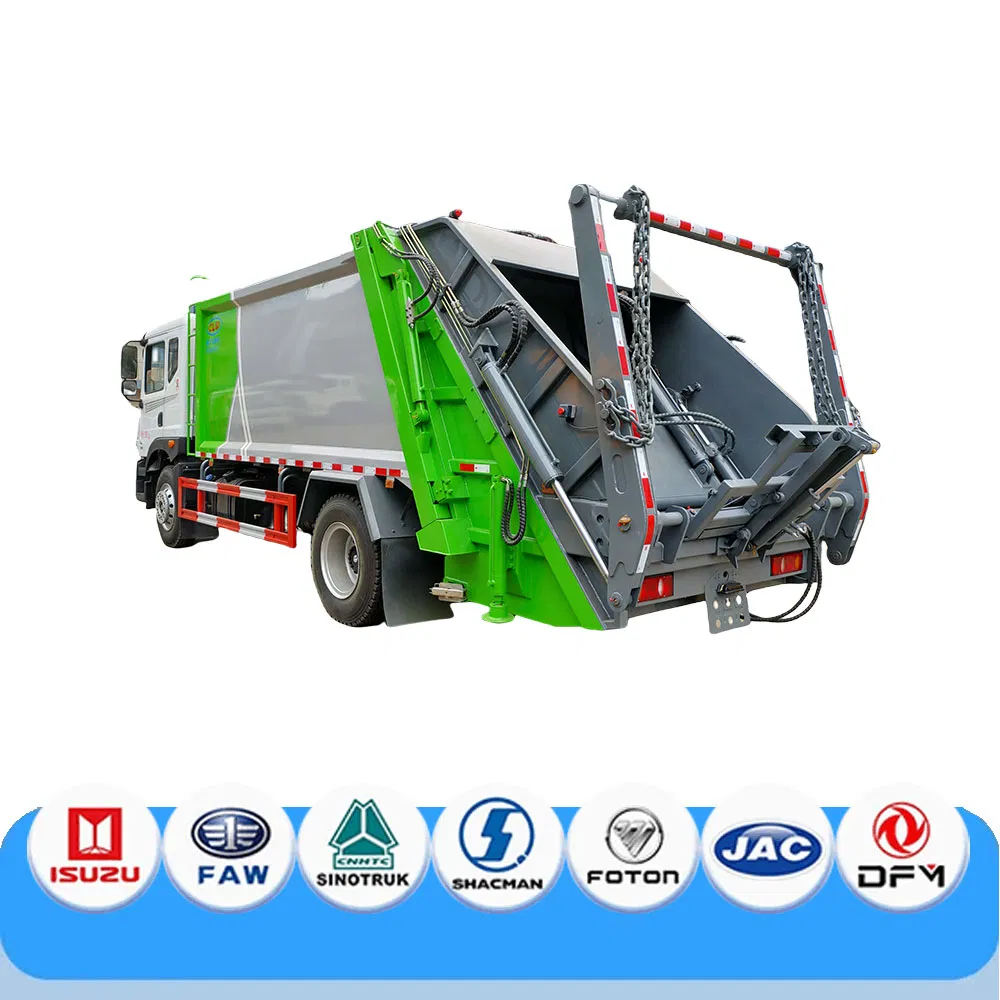 4*2 Drive 15 Tons of Garbage Compactor Garbage Bin Type Garbage Station Compression Garbage Truck