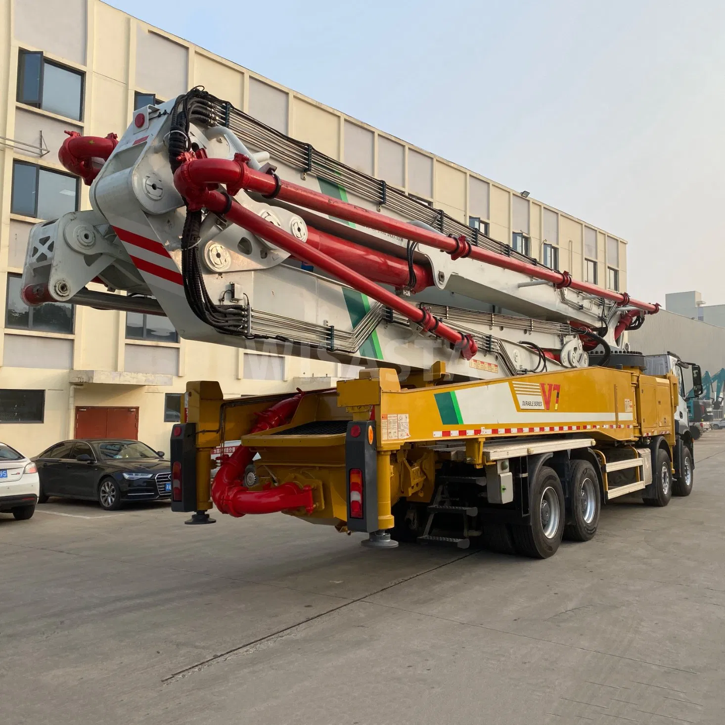 58m Beton Bambo Cement Machine Schwing Used Concrete Pump Truck