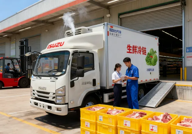 Refrigerated Truck View 2