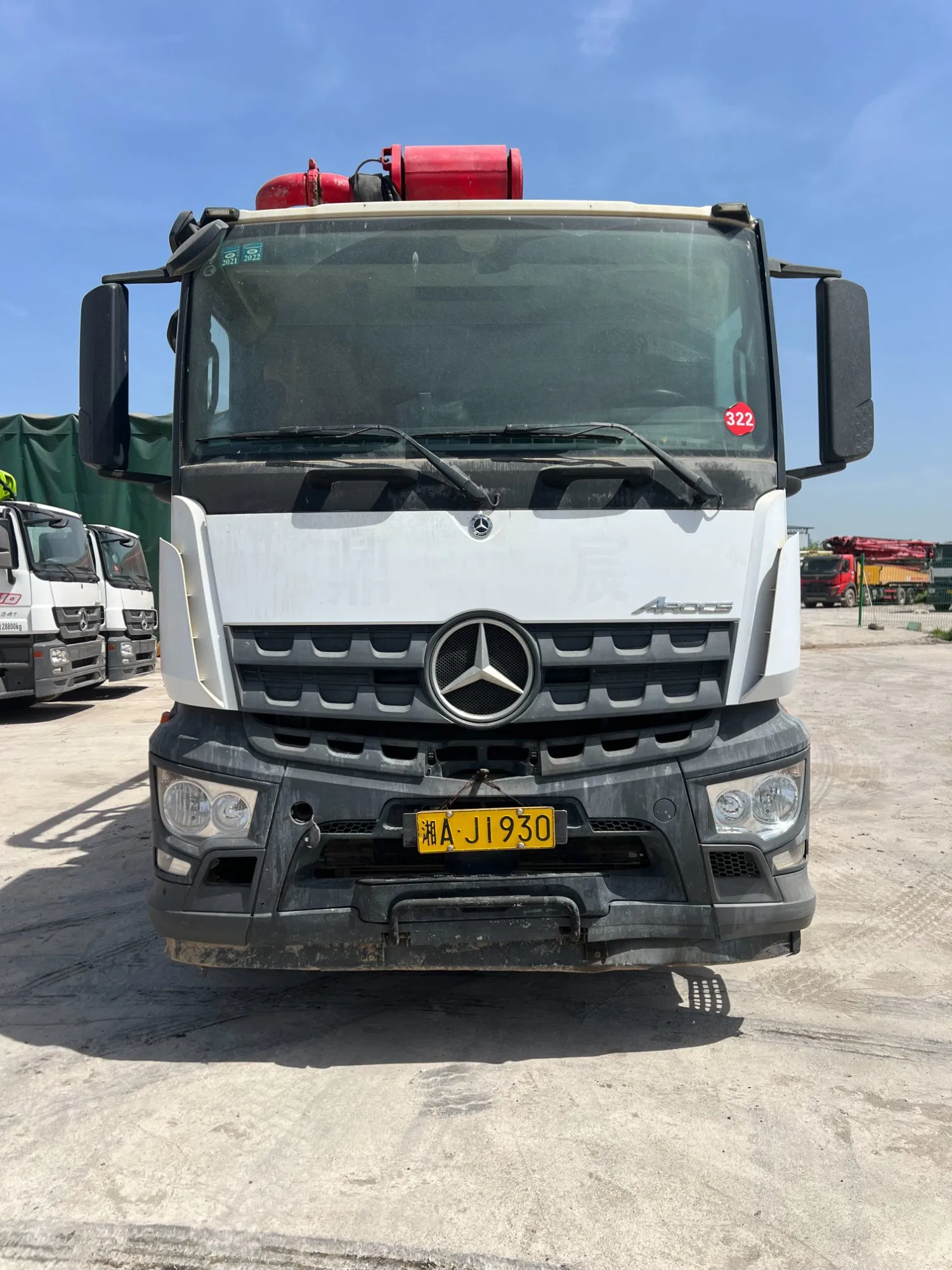 Used 2020 SA*Y 62m High-Performance Concrete Pump Truck