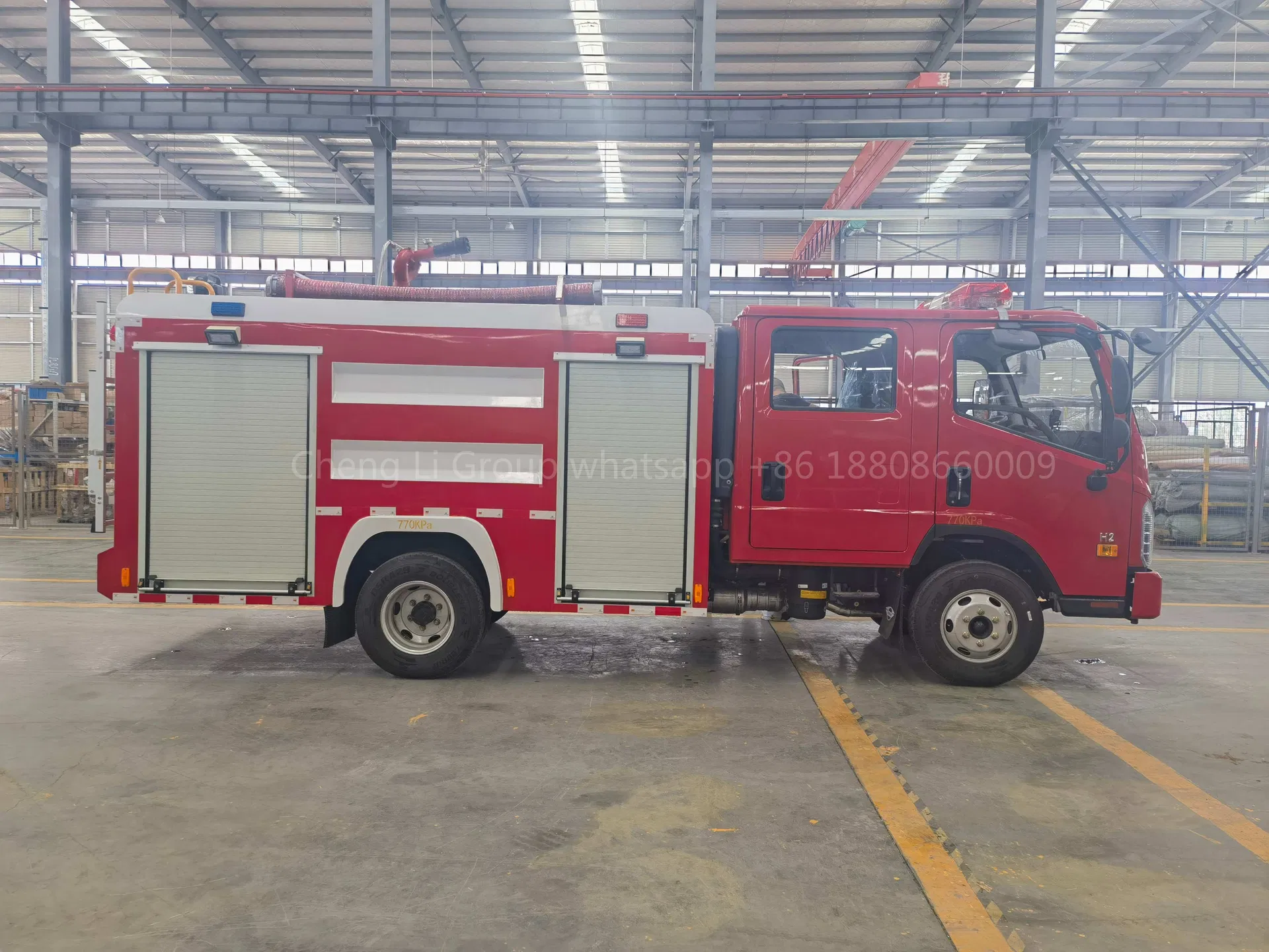 Fire Truck Rear View