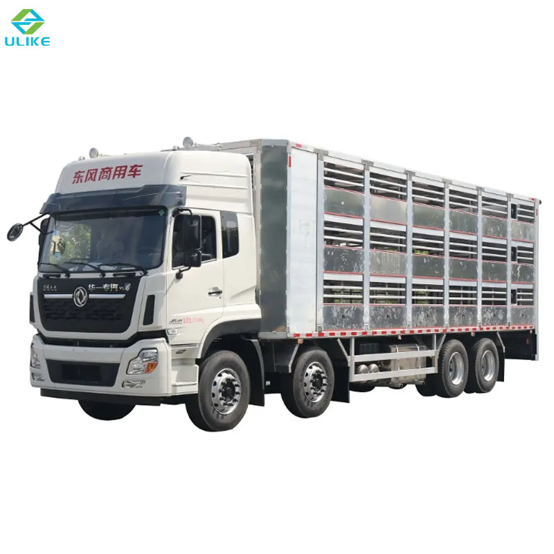 China Manufacture Dongfeng Livestock Poultry Transport Truck Special Vehicle Van Type Constant Temperature Animal Pig Transfer Transport Truck