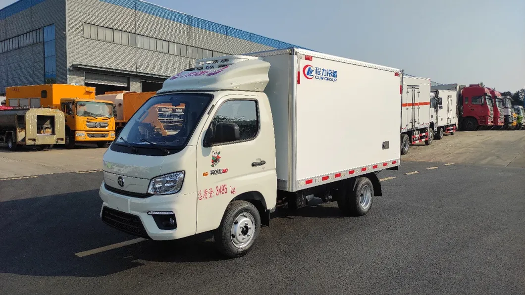 Refrigerator Truck Rear View