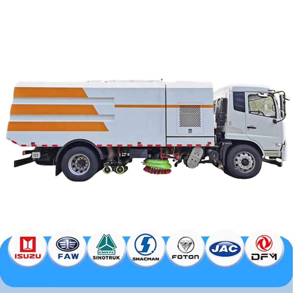 Multi-Function 5 Ton Dongfeng Road Sweeper Truck 6 Wheel 190HP for Municipal Cleaning Street Sweeper Truck