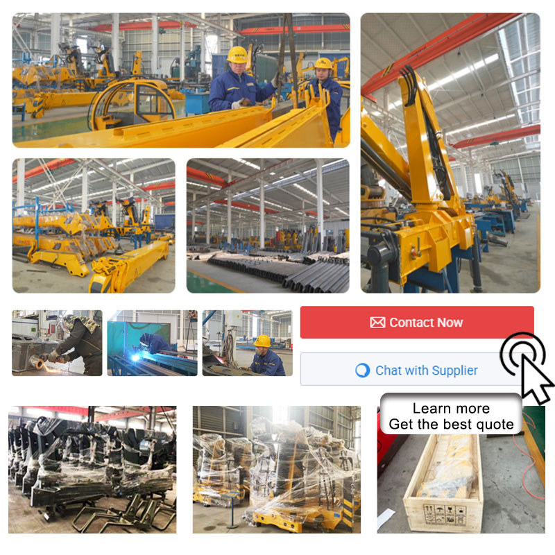 New Original 5 Ton 6.3 Ton Knuckle Boom Truck Crane for Sale