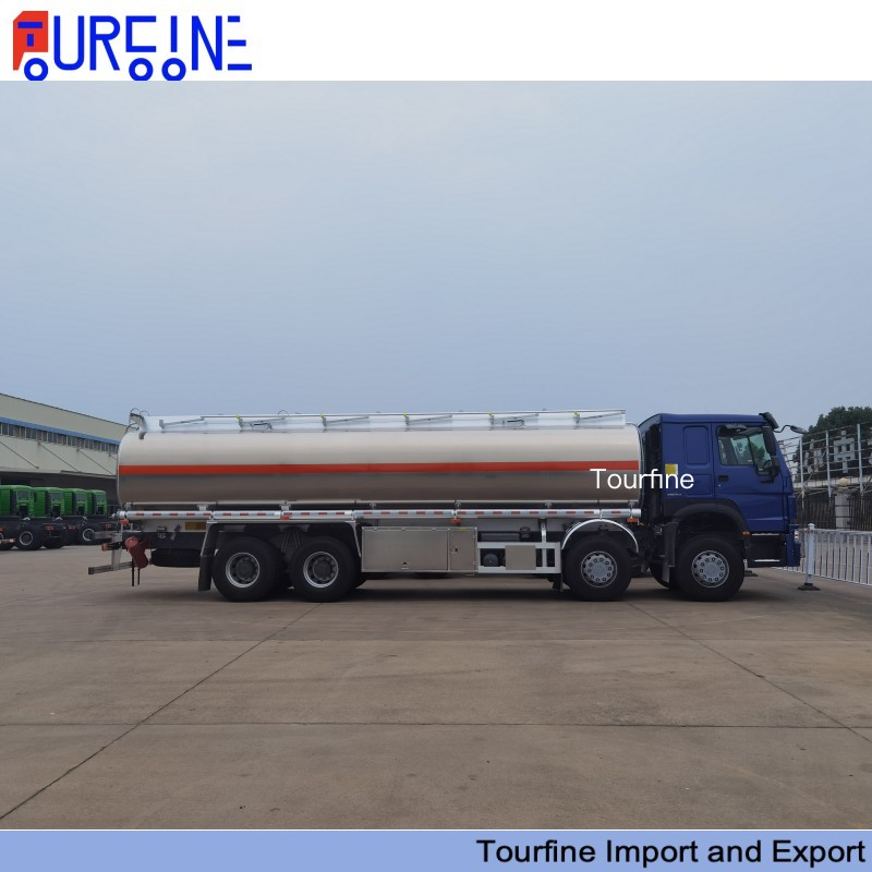 30000L White HOWO Fuel Tanker Truck with Weichai Engine for Africa