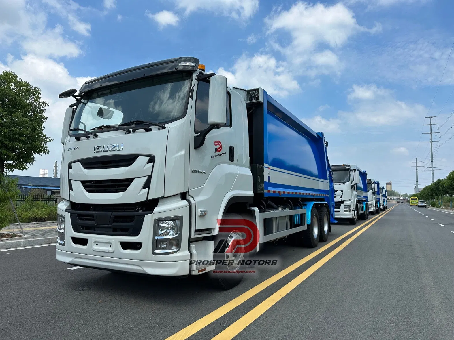 Isuzu Cyh Qingling Vc61 Giga 6X4 10W 20m3 20ton Compactor Garbage Truck