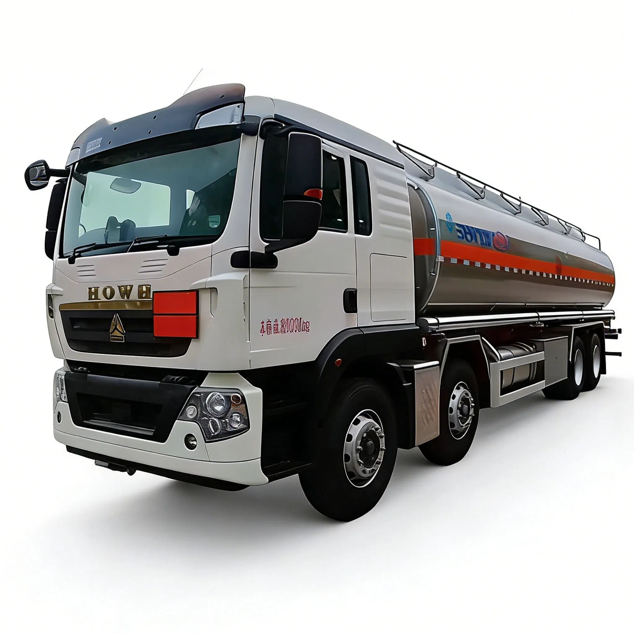 HOWO 8*4 25500 Liters Fuel Tanker Truck Utility Box Fuel Tanker Truck