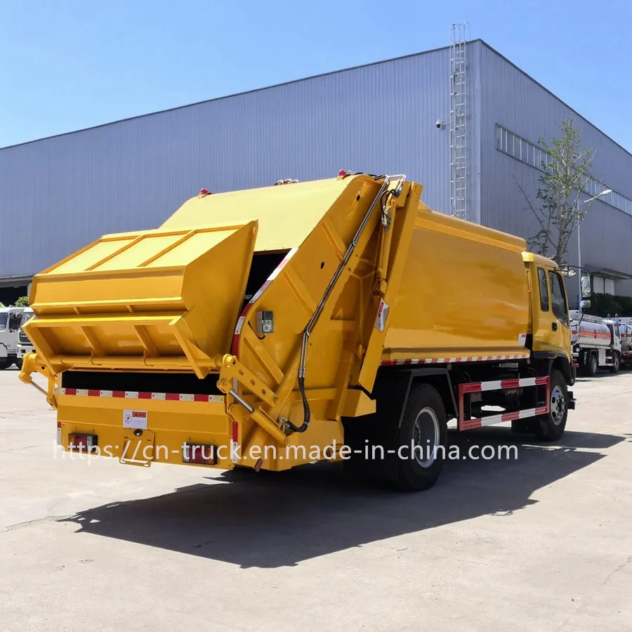 Garbage Compactor Truck View 4