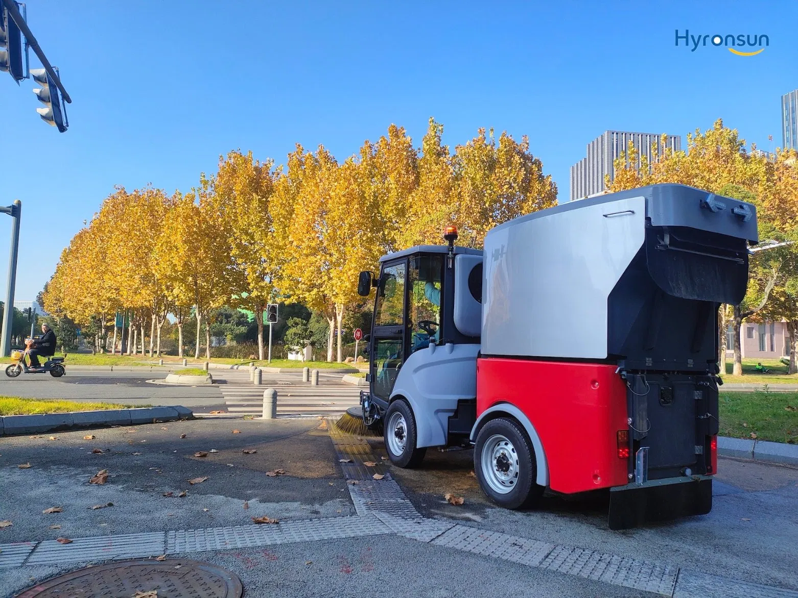 Rechargeable Floor Sweeper Pure Vacuum Street Electric Sweeper Truck