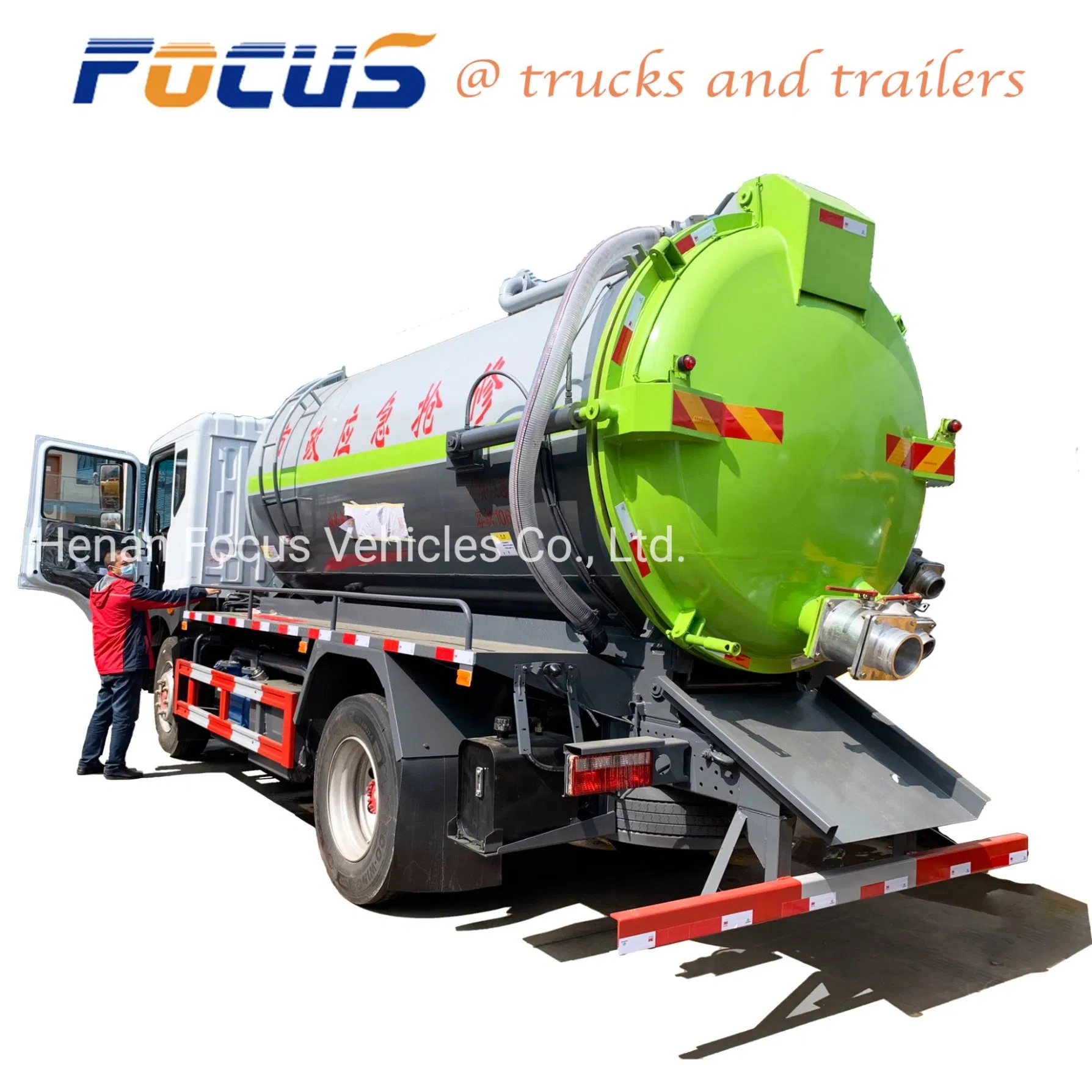 Vacuum Suction Truck to Transport Sewage Sludge, Industrial Liquids, or Slurries From Animal Waste From Livestock Facilities