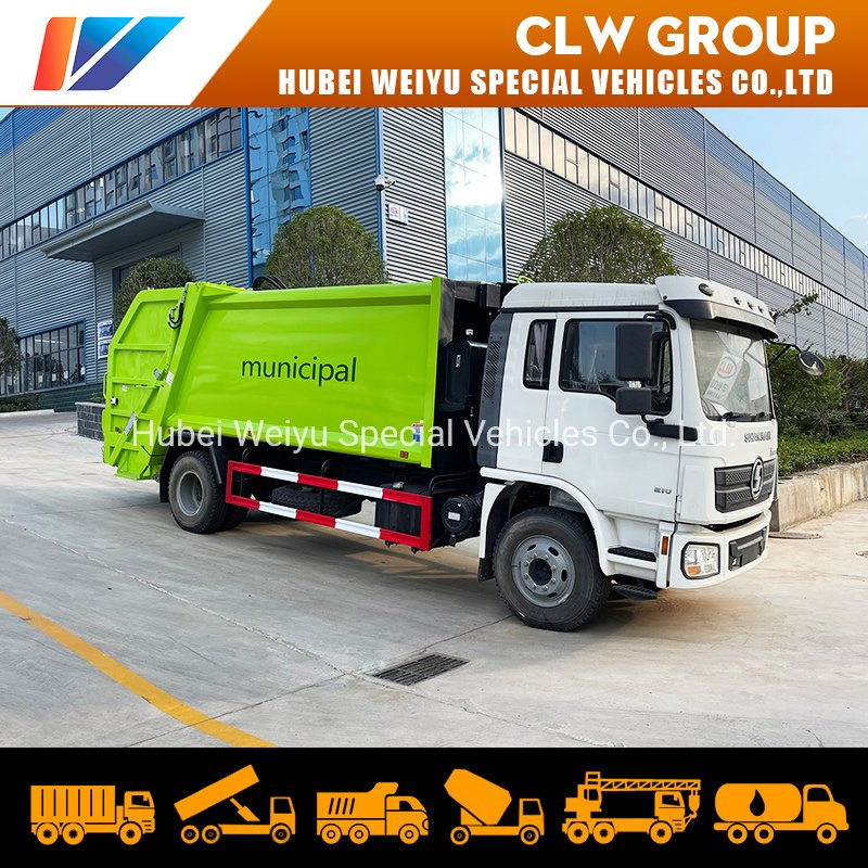 Shacman L3000 Rhd 4X2 14cbm 10tons Sanitation Garbage Compactor Truck