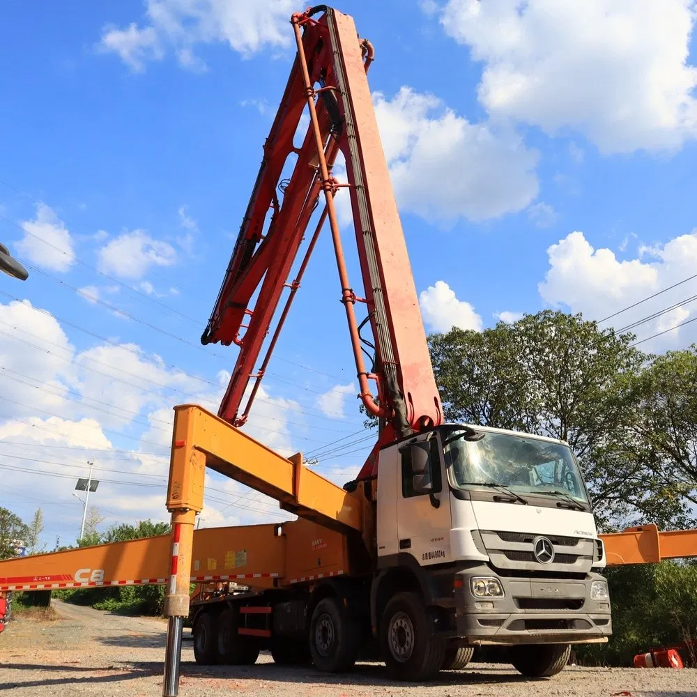 Used Sanny Sym5449thb 560c-8A 56m Concrete Pump Truck with Benzi Chassis for Housing Construction