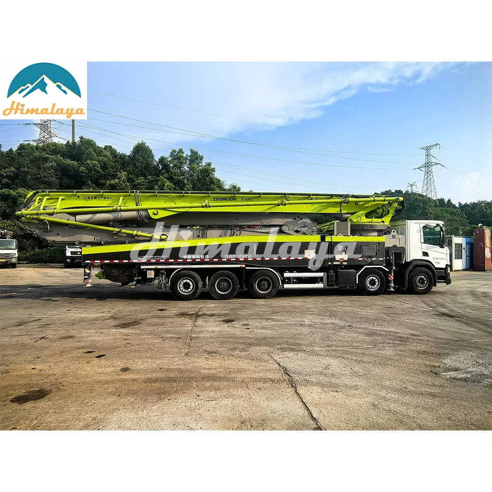 Used 67m Long Boom Concrete Pump Truck for Construction Projects