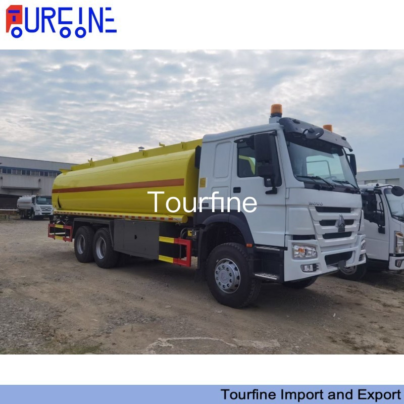30000L White HOWO Fuel Tanker Truck with Weichai Engine for Africa