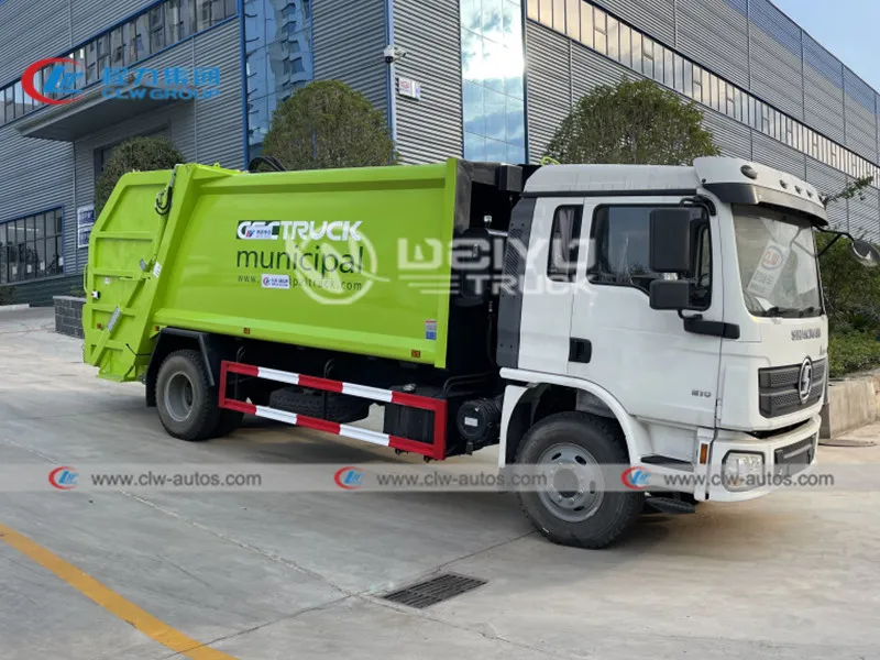 Garbage Compactor Truck View 4