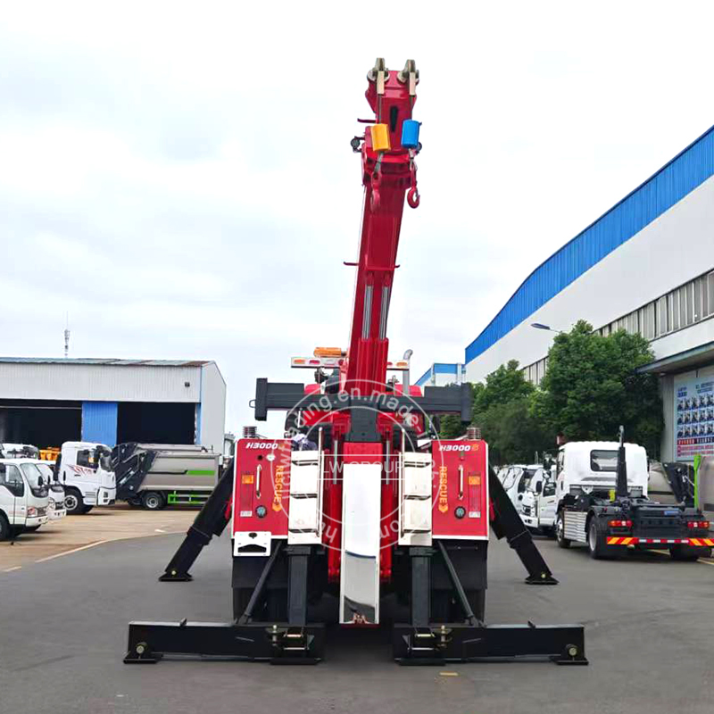 Shacman H3000 8X4 450HP Heavy-Duty Rescue Vehicle Tow Crane Vehicle Wrecker Truck Great Quality