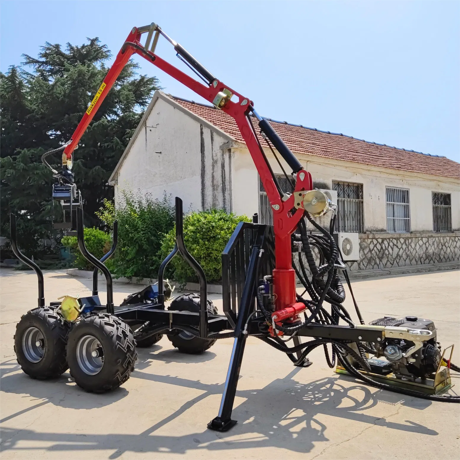 Big Sale on ATV Log Hauler and Log Tools Trailer Forestry Machinery Product