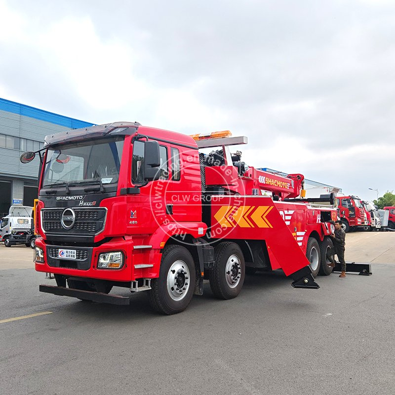 Shacman H3000 8X4 450HP Heavy-Duty Rescue Vehicle Tow Crane Vehicle Wrecker Truck Great Quality