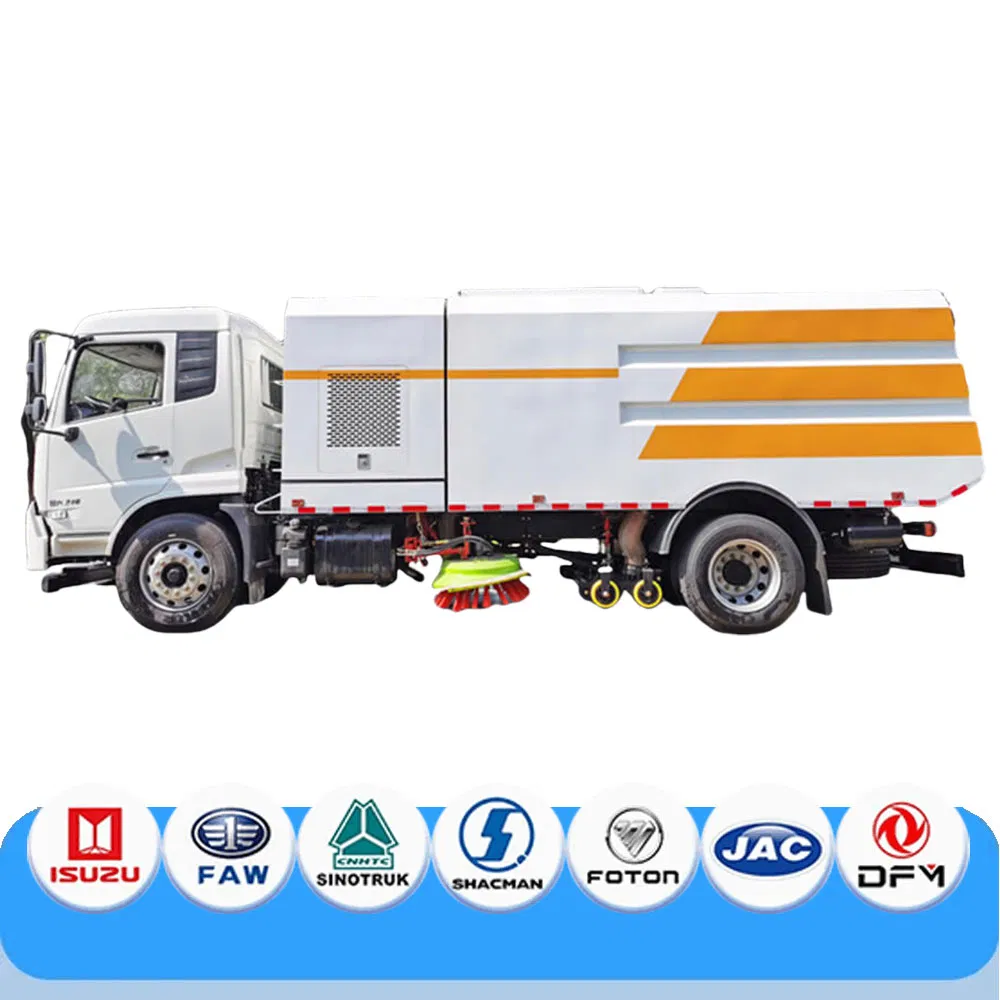Multi-Function 5 Ton Dongfeng Road Sweeper Truck 6 Wheel 190HP for Municipal Cleaning Street Sweeper Truck