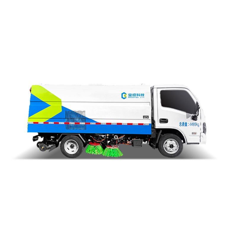 2.5Tons ODM cleaning dongfeng street machine sweep electric road sweeper truck