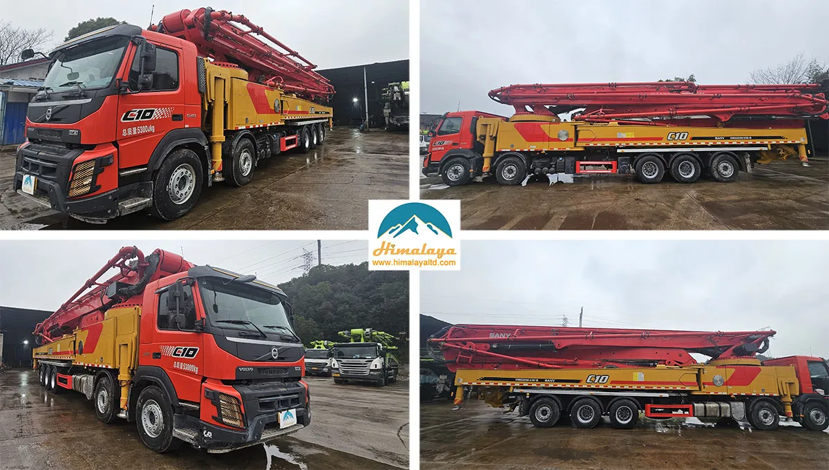 Used Volvo 5 Bridges Concrete Pump