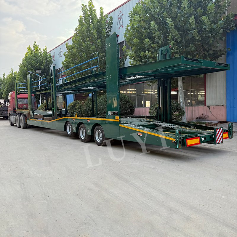 Robust Structure 3 Axle Double Deck Car Hauler Semi Trailer for Secure Transport