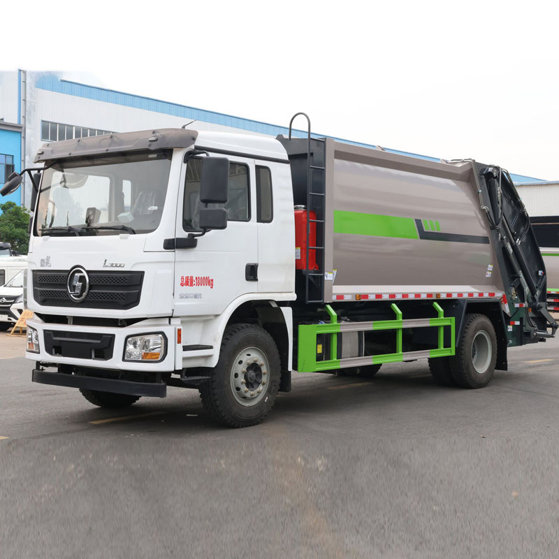 New/Used Shacman HOWO Dongfeng 4X2 15m3 Garbage Trash Container Hooklift Compactor Compressed Compression Transfer Recycle Garbage Refuse Truck Vehicle for Sale