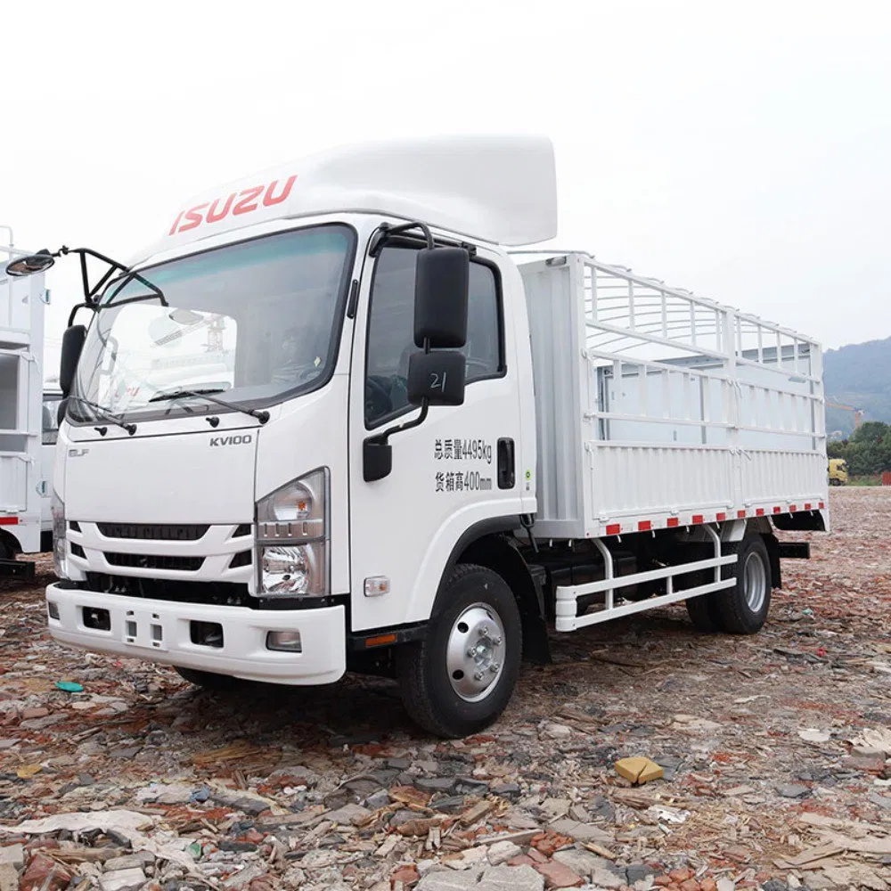 Factory Price Qingling Kv100 Nkr Fence Truck for Livestock Transport