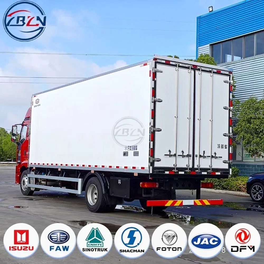 Refrigerator Box Cargo Cooling Truck Refrigerated Freezer Cold Room Transport Truck Van Cargo Frozen Foods Truck Refrigerator Cold Room