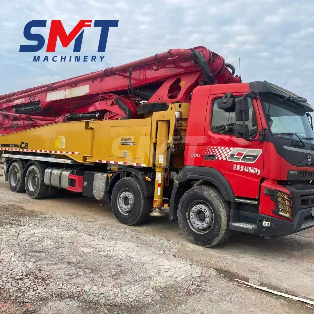 SMT Used Concrete Boom Pump Truck Sannys Volvo 56m 62m 67m 71m