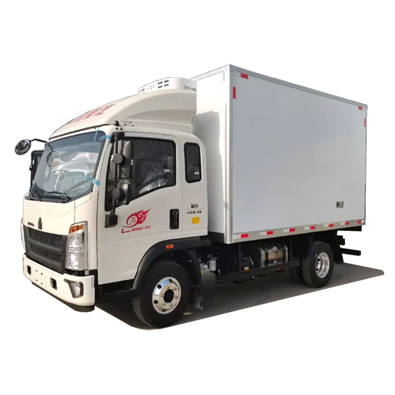 HOWO 4X2 Refrigerator Truck - Small Van Trucks for Sale