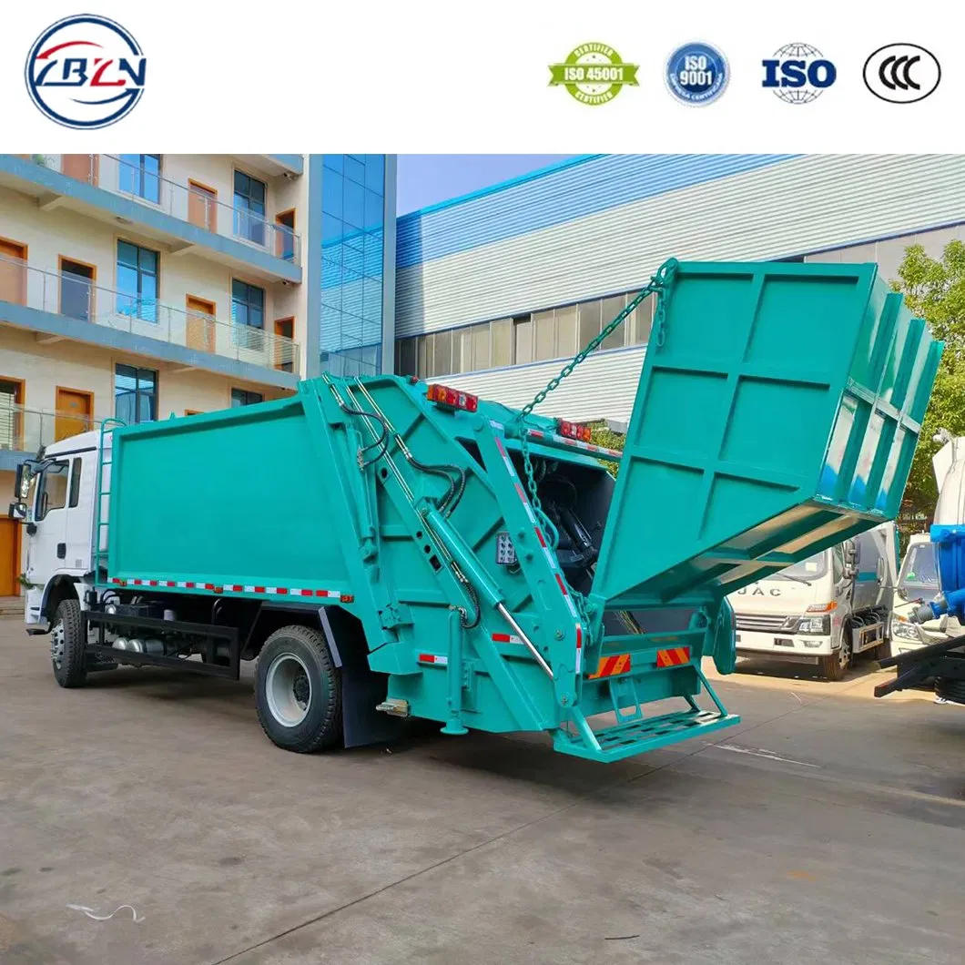12-18cbm Shacman Waste Collection Compactor Lorry Compression Garbage Truck Swing Arm Rubbish/Trash Compact Vehicle Factory Direct Sales