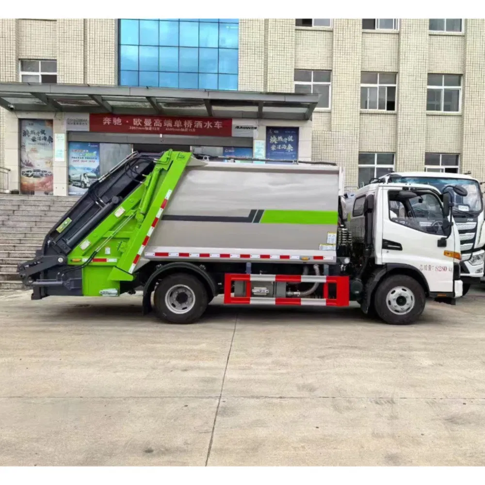 Stable Compactor Type Garbage Truck for City Beautification Campaign