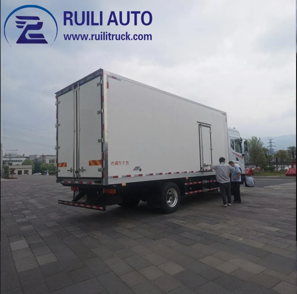 Dongfeng Sinotruk Jmc Refrigerator Refrigerated Van Freezer Chiller Reefer Cargo Truck with Temperature Controlled Unit for Transport Frozen Food Ice Cream Meat