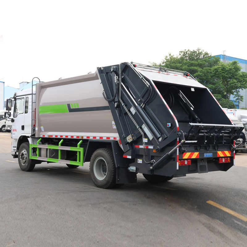 New/Used Shacman HOWO Dongfeng 4X2 15m3 Garbage Trash Container Hooklift Compactor Compressed Compression Transfer Recycle Garbage Refuse Truck Vehicle for Sale