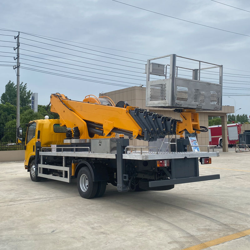Insulated High Platform Hydraulic Telescopic Access Bucket Boom Ladder Scissor Lift Work Aerial Manlift Crane Bridge Inspection Truck Cherry Picker Vehicle