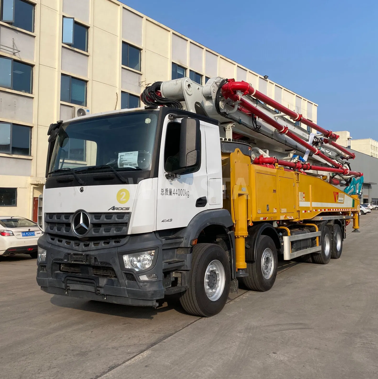 58m Beton Bambo Cement Machine Schwing Used Concrete Pump Truck