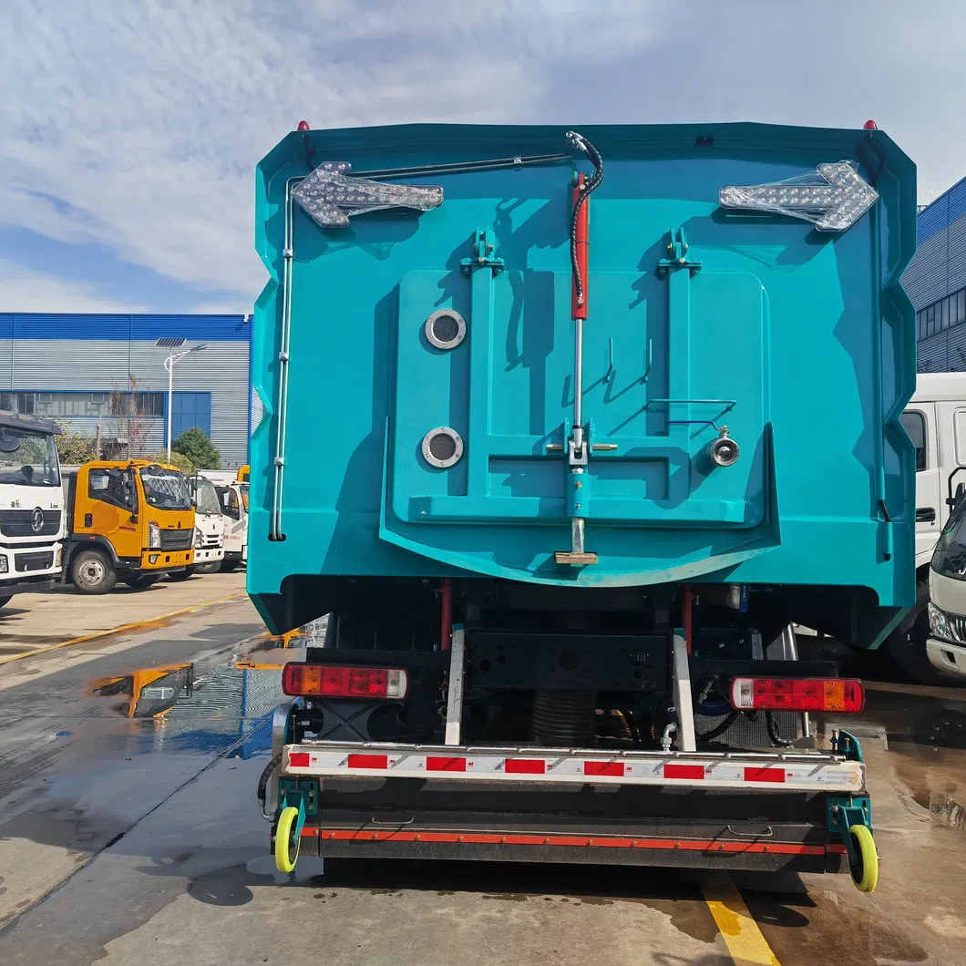 Sweeper Truck Front View