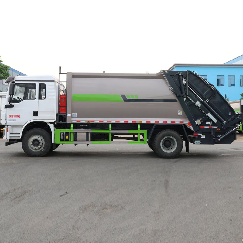 New/Used Shacman HOWO Dongfeng 4X2 15m3 Garbage Trash Container Hooklift Compactor Compressed Compression Transfer Recycle Garbage Refuse Truck Vehicle for Sale