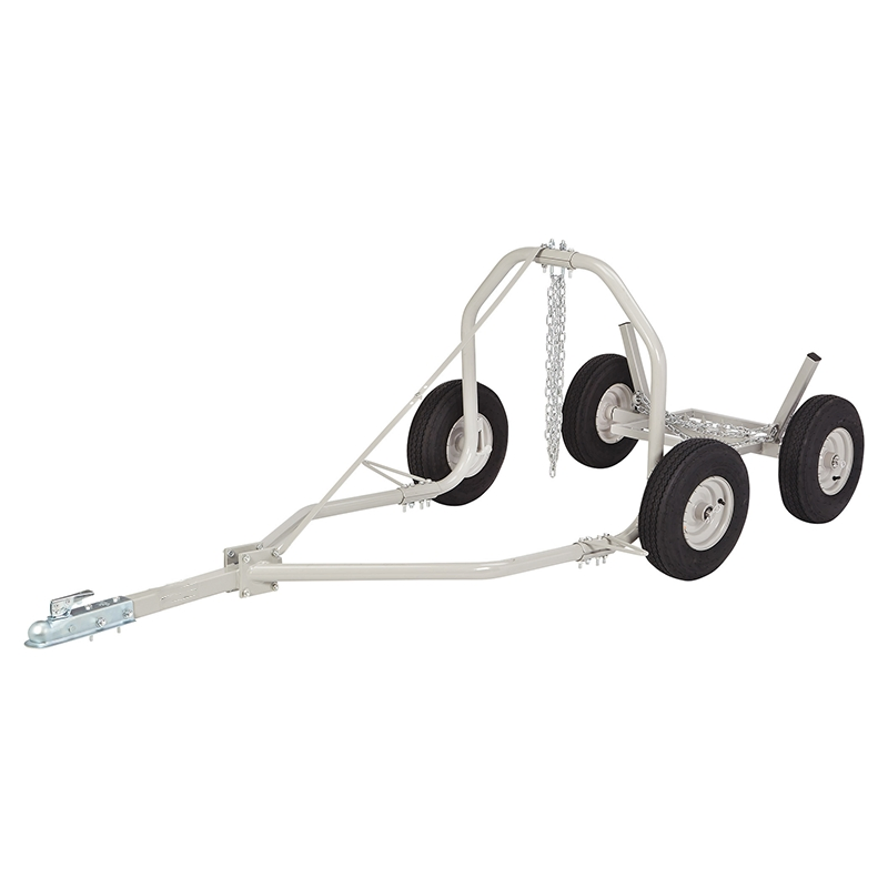 ATV Log Skidding Steel Arch with Pneumatic Tires